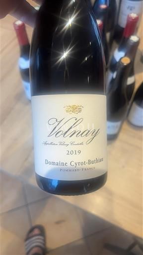 Vini Rouge sec Domaine Cyrot-Buthiau 2019 Francia Borgogna Volnay AOC