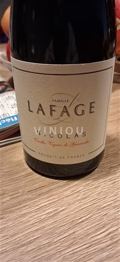 Roussillon Côtes du Roussillon Famille Lafage Nicolas Vieilles Vignes de Grenache 2023