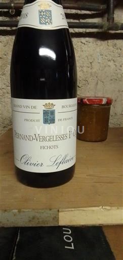 Wines Rouge sec Fichots Olivier Leflaive 2018 France Burgundy Pernand-Vergelesses AOC Premier Cru