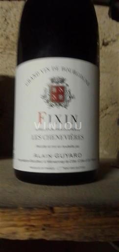 Borgonha Fixin Alain Guyard Les Chenevières Não Sazonado