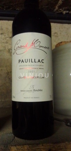 Bordéus Pauillac Maison Johanis Boubée d'Exception 2021