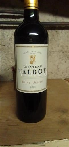 Bordeaux Saint-Julien Grand Cru TALBOT 2016