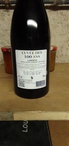 Rhônen laakso Luberon Cuvée des 100 Ans Ei vuosikertaa