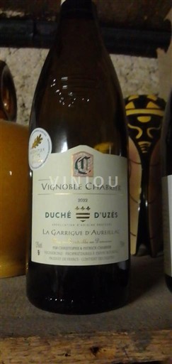 Thung lũng Rhône Duché d'Uzès Vignoble Chabrier La Garrigue d'Aubrelle 2019
