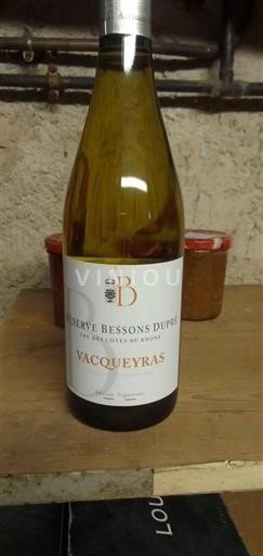 Valle del Rodano Vacqueyras Bessons Dupre Réserve Bessons Dupre 2024