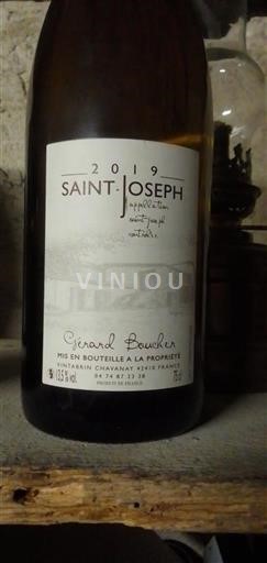 Rhône Valley Saint-Joseph Gérard Bouché 2019