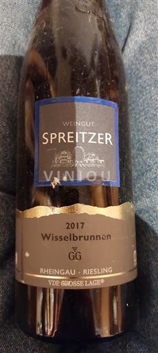 Rheingau Weingut Spreitzer Wisselbrunnen GG 2017