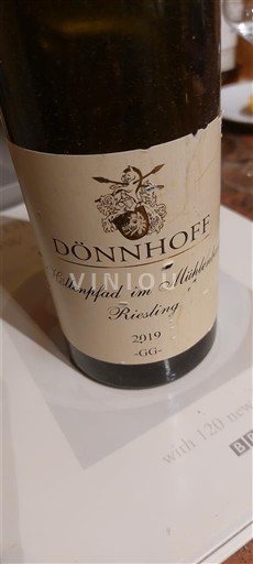 Nahe Dönnhoff Höllenpfad am Mühlenberg Riesling GG 2019