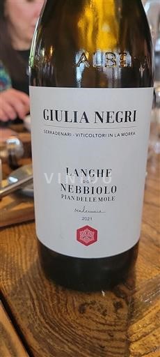 Piemonte Langhe Giulia Negri Pian delle Mole 2021