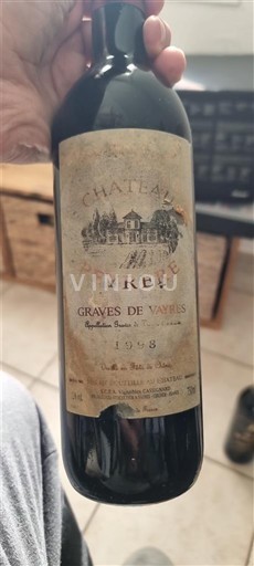 Bordeaux Graves-de-vayres Château Peyrere 1998