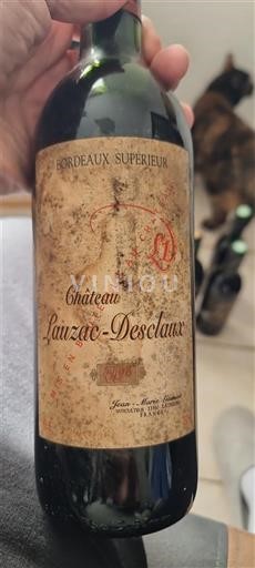 Weine Rouge sec Château Lauzac-Desclaux 1996 Frankreich Bordeaux Bordeaux Supérieur AOC