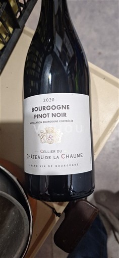 Burgundy Château Cellier du Château de la Chaume 2020