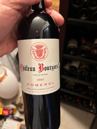 Víno Rouge sec Château Bourgneuf 2021 Francie Bordeaux Pomerol AOC