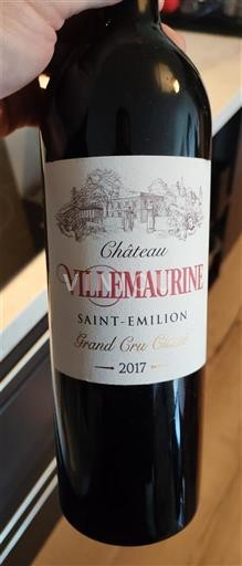 Bordeaux Saint-Émilion Grand Cru Château Villemaurine 2016
