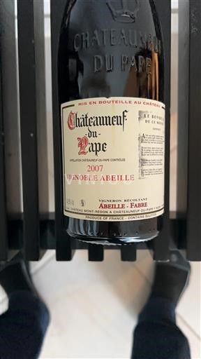 Rhônetal Châteauneuf-du-Pape Vignoble Abeille 2007