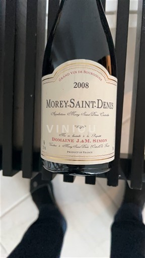 Wines Rouge sec Domaine J. & M. Simon 2008 France Burgundy Morey-Saint-Denis AOC