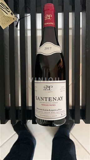 Vine Rouge sec Vieilles Vignes Domaine Louis Lequin & Fils 2017 Frankrig Bourgogne Santenay AOC