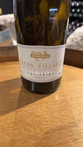 Bourgogne Mâcon et mâcon-villages Denis Jeandeau Vieilles-Vignes 2022