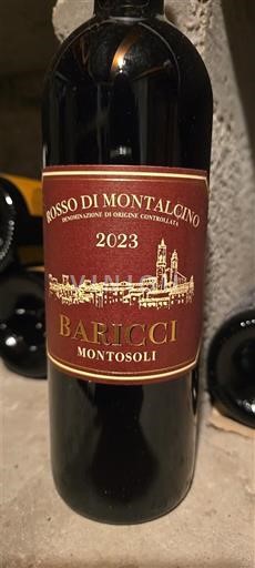 Toscana Rosso di Montalcino Baricci Montosoli 2023