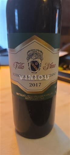 Toscana Rosso di Montalcino Villa S. Anna 2017