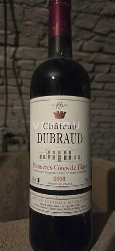 Bordeaux Nespecifikováno Château Braud 2008
