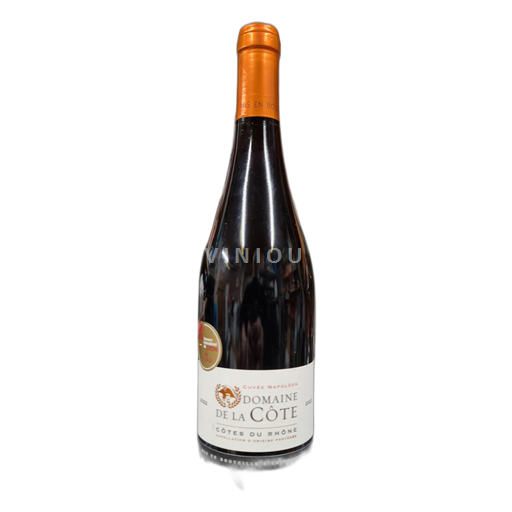 Vin Rouge sec Cuvée Napoléon Domaine La Côte 2022 France Vallée du Rhône Côtes-du-rhône AOC