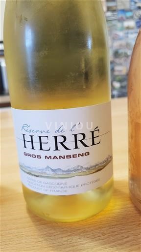 Sydvestfrankrig Côtes de Gascogne Domaine L'Herré Réserve de l'Herré Ikke årgangsbestemt