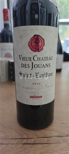 Bordeaux Saint-Émilion Château Vieux Château des Jouans 2013