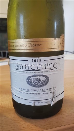 Valle della Loira Sancerre Cave d'Augustin Florent 2018