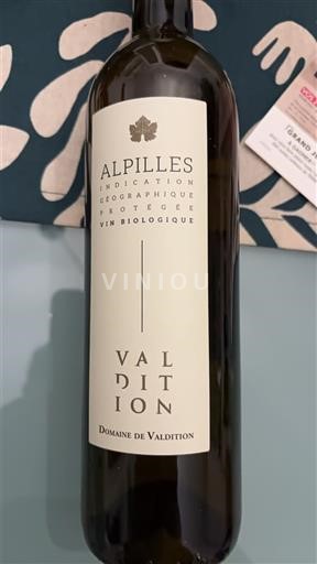 Alpes và các vùng Rhodanien Alpilles Domaine Valdition vin blanc 2023