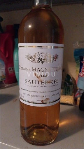 Bordeaux Sauternes Domaine Magnan Thibaut 2003