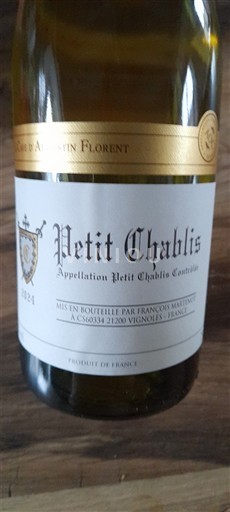 Bourgogne Petit-chablis Domaine Augustin Florent 2021
