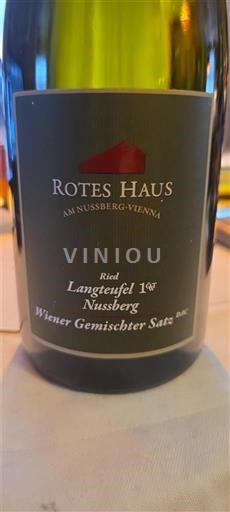 Wien Wiener Gemischter Satz Rotes Haus Ried Langteufel 1ÖTW Nussberg 2023