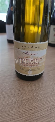 Alsace Klevener-de-heiligenstein Klevner de Heiligenstein Schwendiheisel Vieilles Vignes 2015