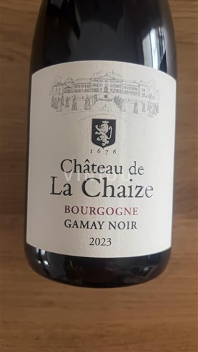 Burgundy Château La Chaize Gamay Noir 2023