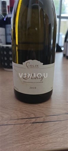 Vine Blanc sec Colin 2010 Frankrig Bourgogne Rully AOC