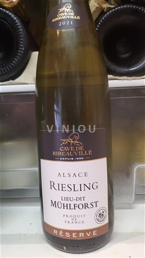 Alsácia Cave de Ribeauvillé Lieu-dit Mühlforst Réserve 2021
