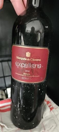 La Rioja Rioja Marqués de Cáceres Excellens Reserva 2010