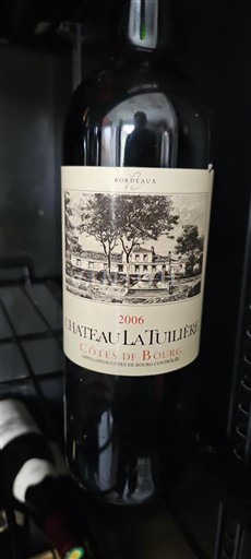Weine Rouge sec Château La Tuilière 2006 Frankreich Bordeaux Côtes-de-Bourg AOC