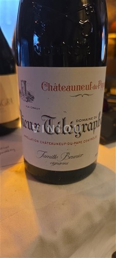 Rhône-dalen Châteauneuf-du-Pape Domaine Vieux Télégraphe La Crau 2018