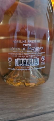 Provenza Côtes-de-Provence Roseline Prestige 2020