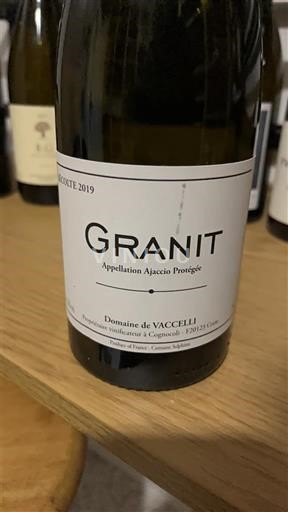 Corse Ajaccio Domaine Vaccelli Granit 2019