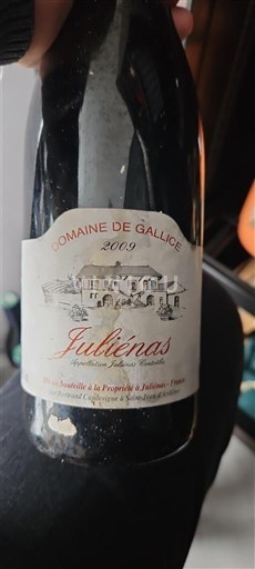 Beaujolais Juliénas Domaine Gallice 2009