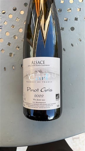 Alsácia Carl pinot Gris 2022