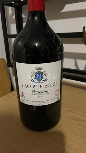 Bordeaux Pauillac Lacoste-Borie 2015