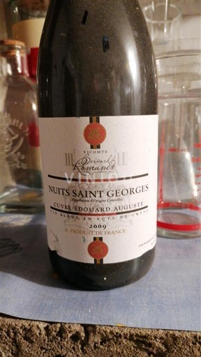 Bourgogne Nuits-saint-georges Vicomte Bernard de Romanet Édouard Auguste 2009
