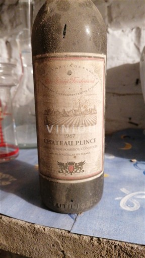 Bordeaux Pomerol Château Plince 1967