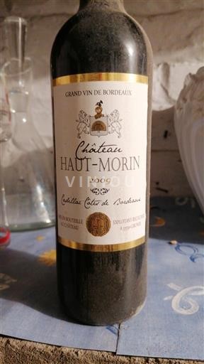 Bordéus Cadillac-Côtes-de-Bordéus Château Haut-Morin 2009