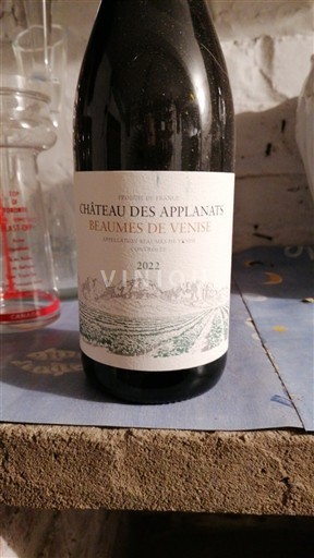 Vallée du Rhône Beaumes de Venise Château S Applanats 2022