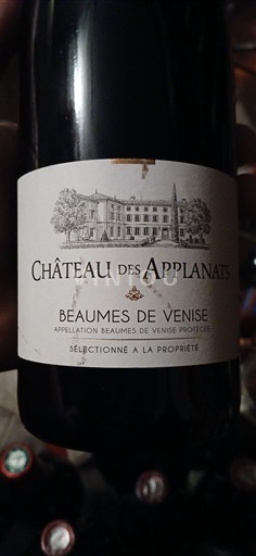 Rhône-dalen Beaumes de Venise Château S Applanats 2022